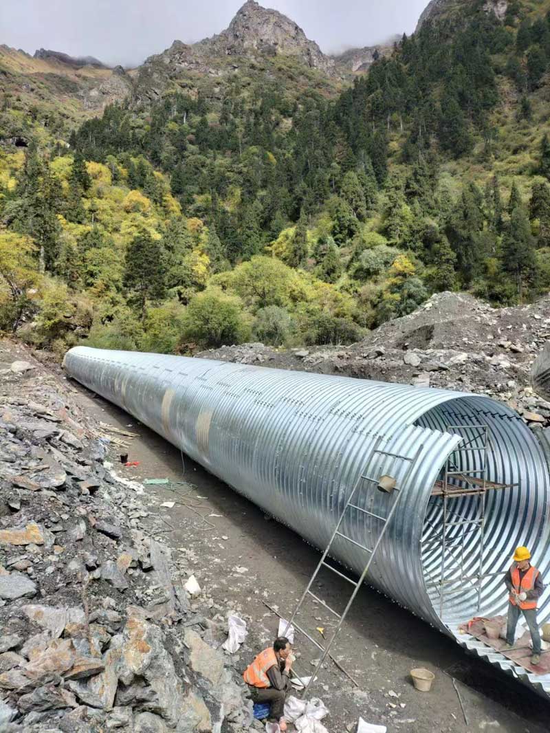 钢波纹管涵：优势加持下的广泛应用前景